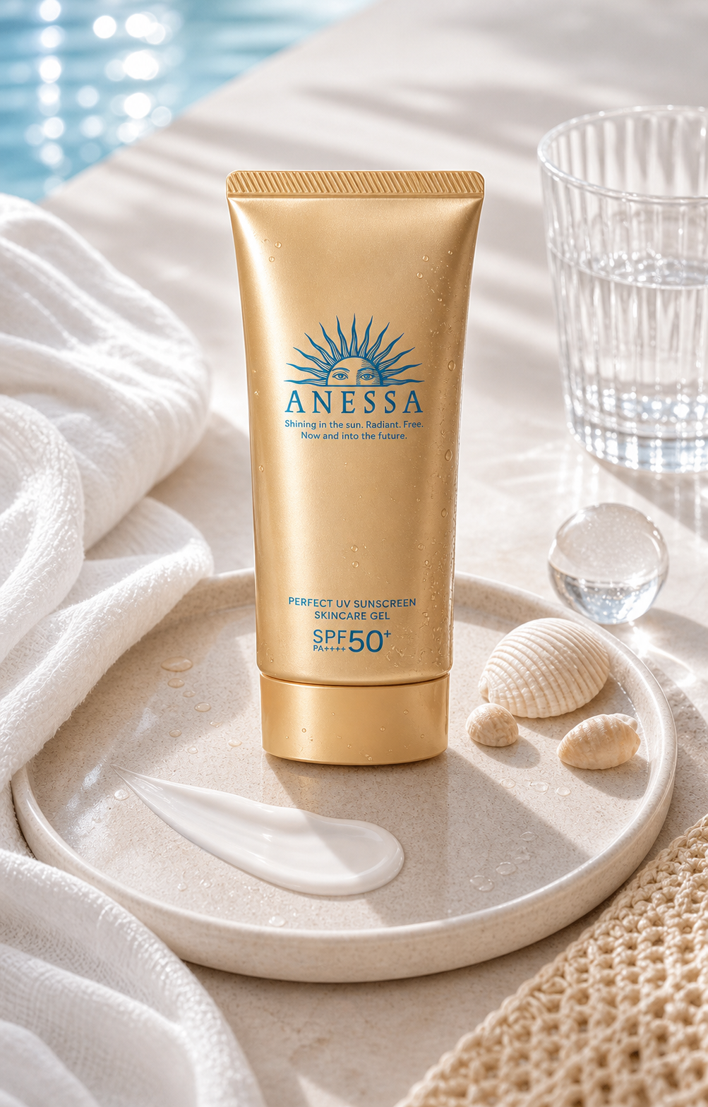 Generated editorial visual for ANESSA Perfect UV Skincare Milk NA variant 2