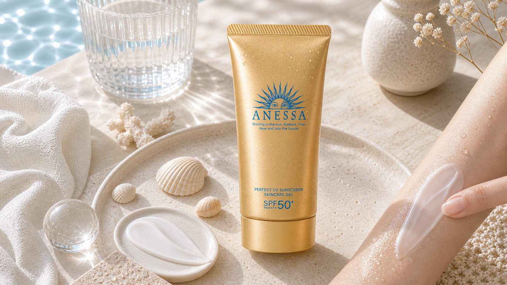 Generated editorial visual for ANESSA Perfect UV Skincare Milk NA variant 3