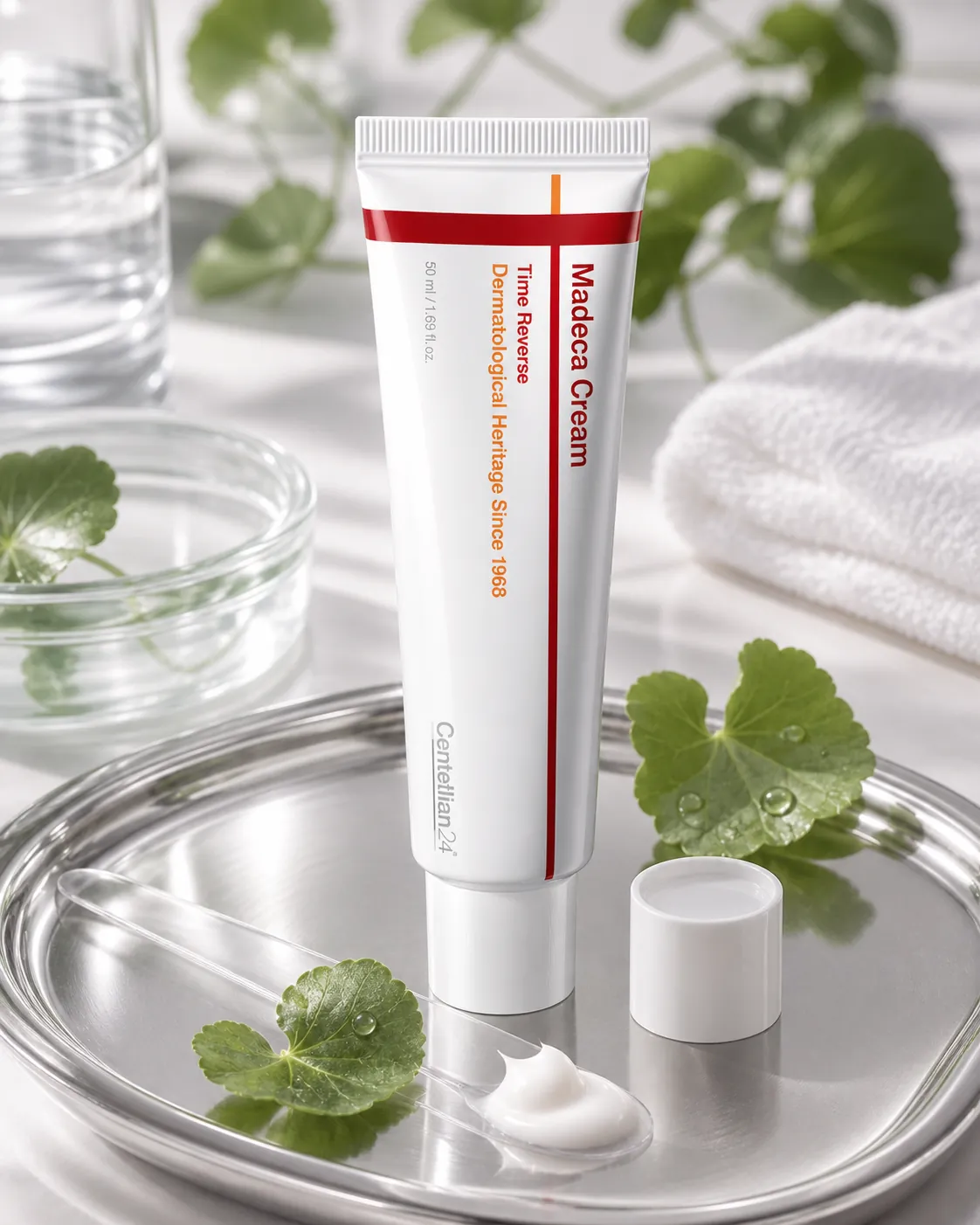 Generated editorial visual for CENTELLIAN 24 Madeca Cream Time Reverse detail 2