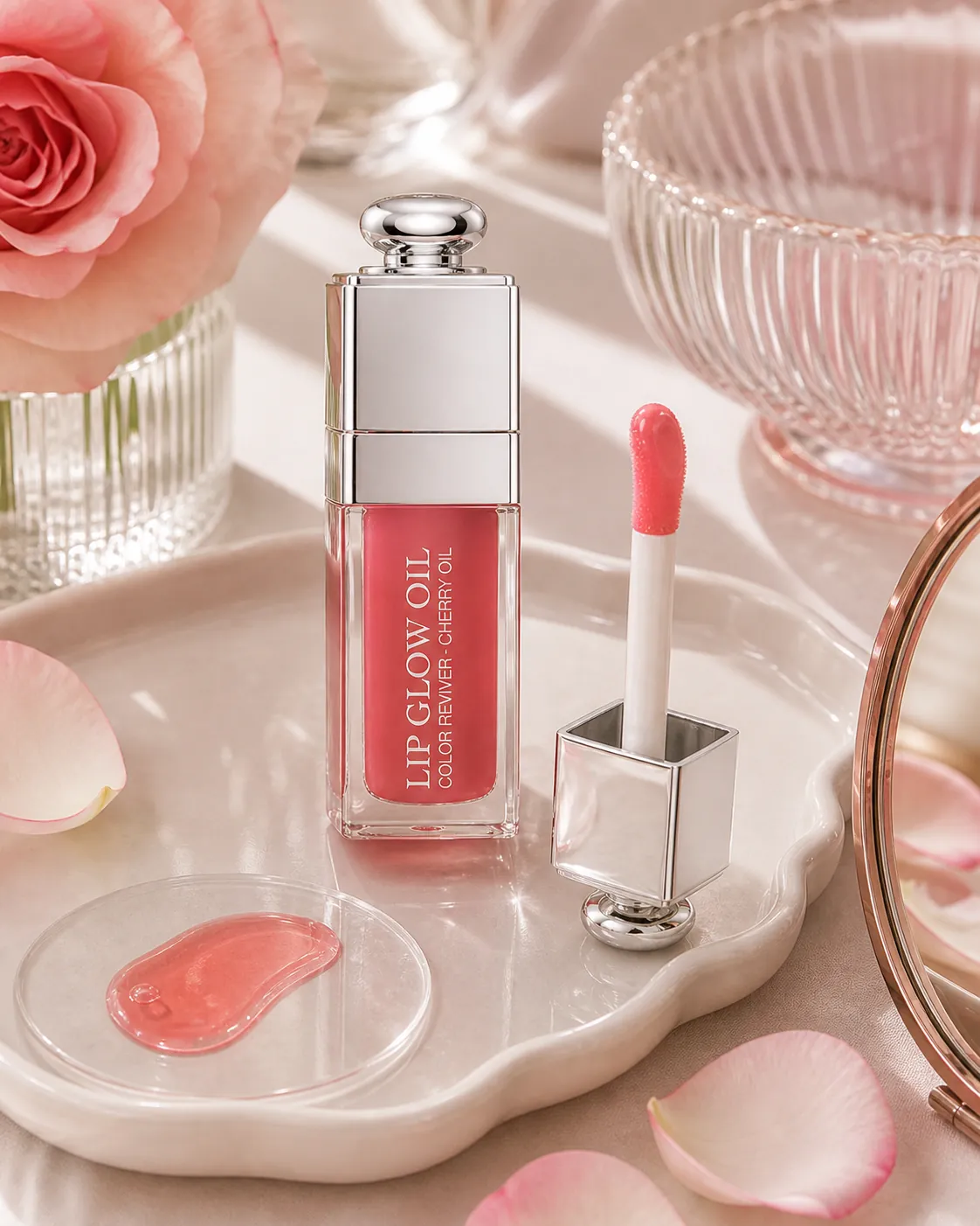 Generated editorial visual for Dior Addict Lip Glow Oil detail 2