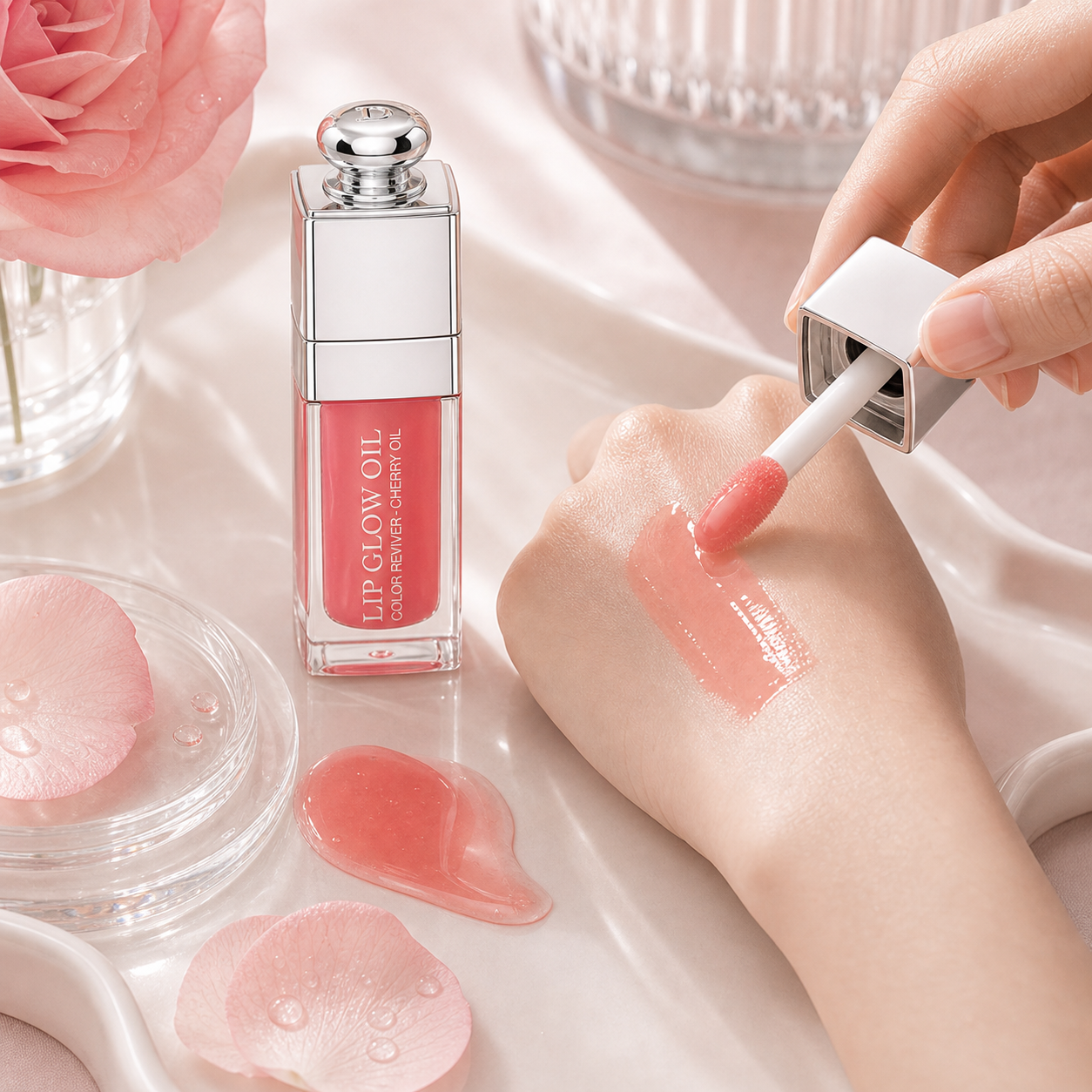 Generated editorial visual for Dior Addict Lip Glow Oil