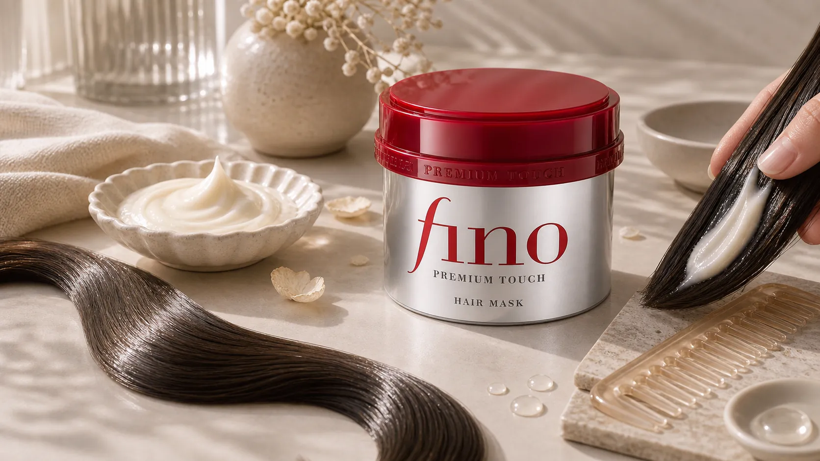 Generated editorial visual for Fino Premium Touch Hair Mask detail 3