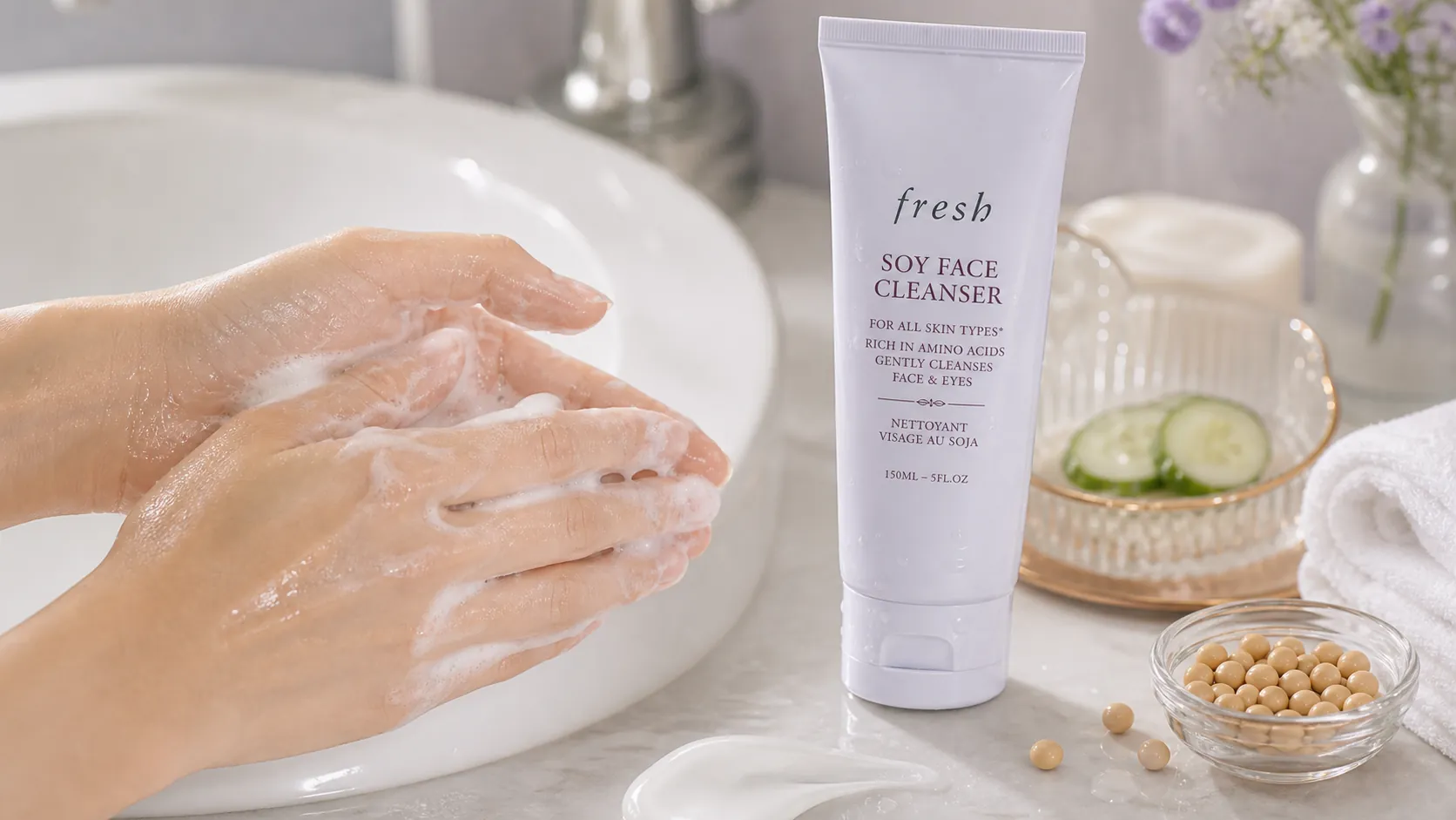 Generated editorial visual for Fresh Soy Face Cleanser detail 2