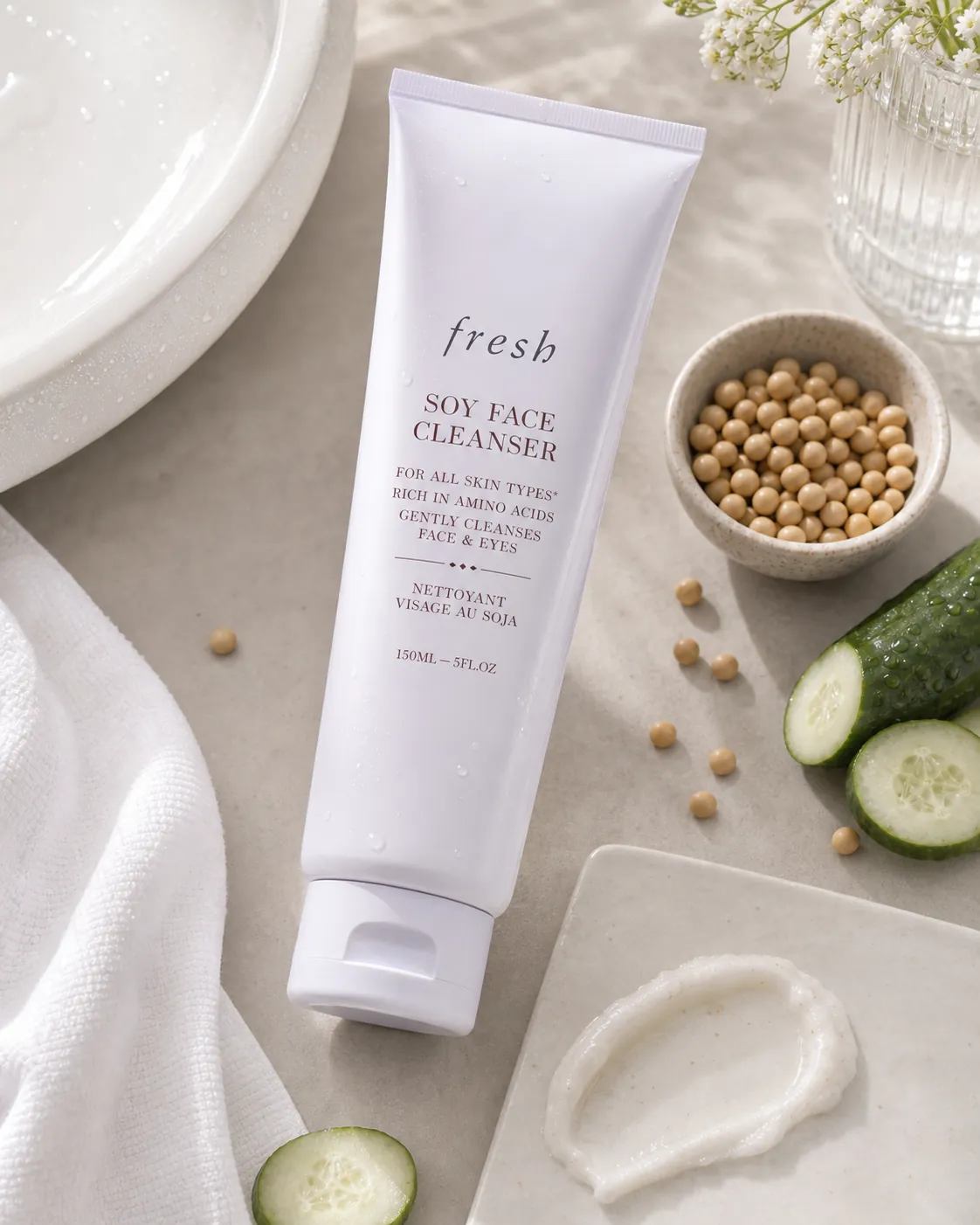 Generated editorial visual for Fresh Soy Face Cleanser