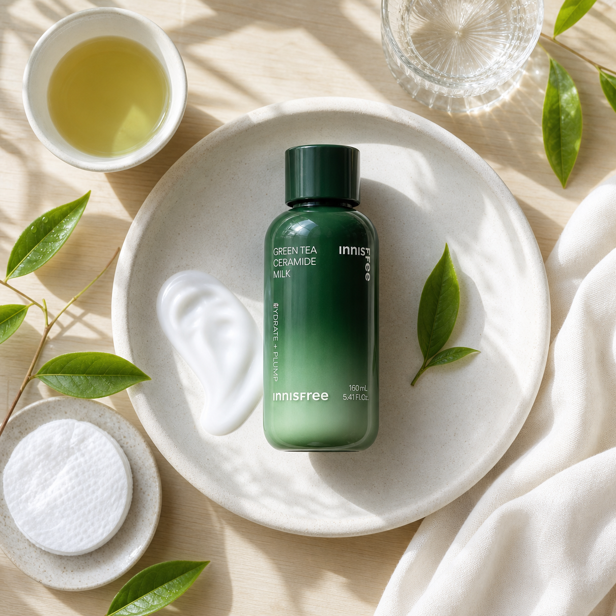 Generated editorial visual for innisfree Green Tea Ceramide Milk