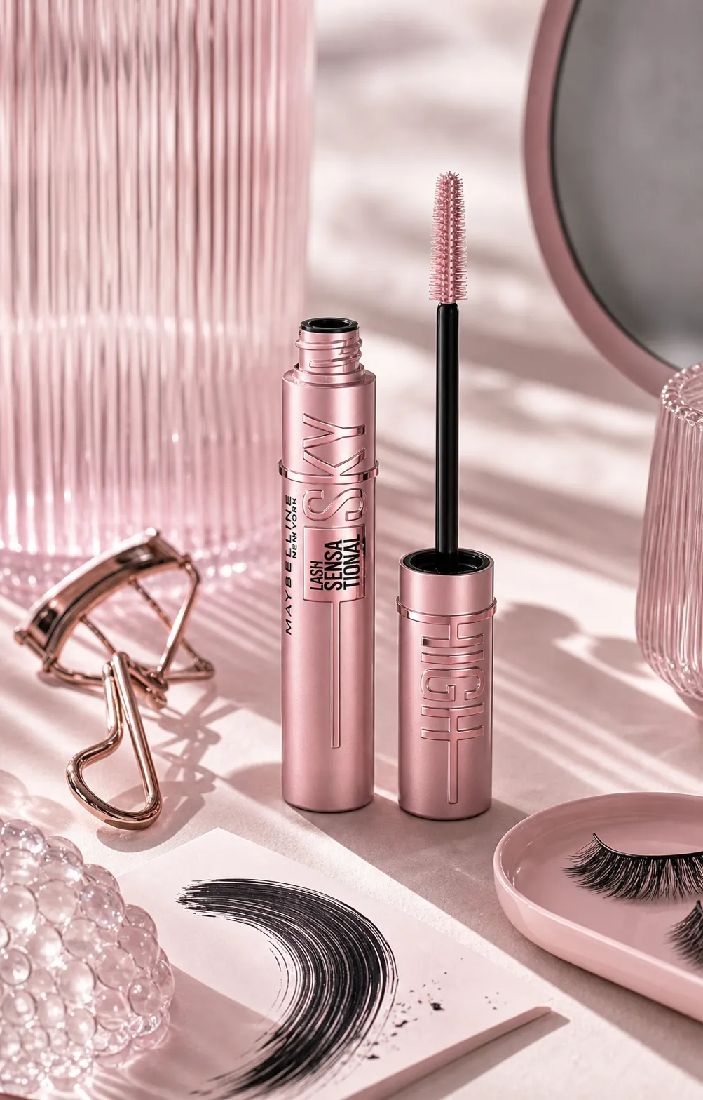 Generated editorial visual for Maybelline Lash Sensational Sky High Mascara detail 2