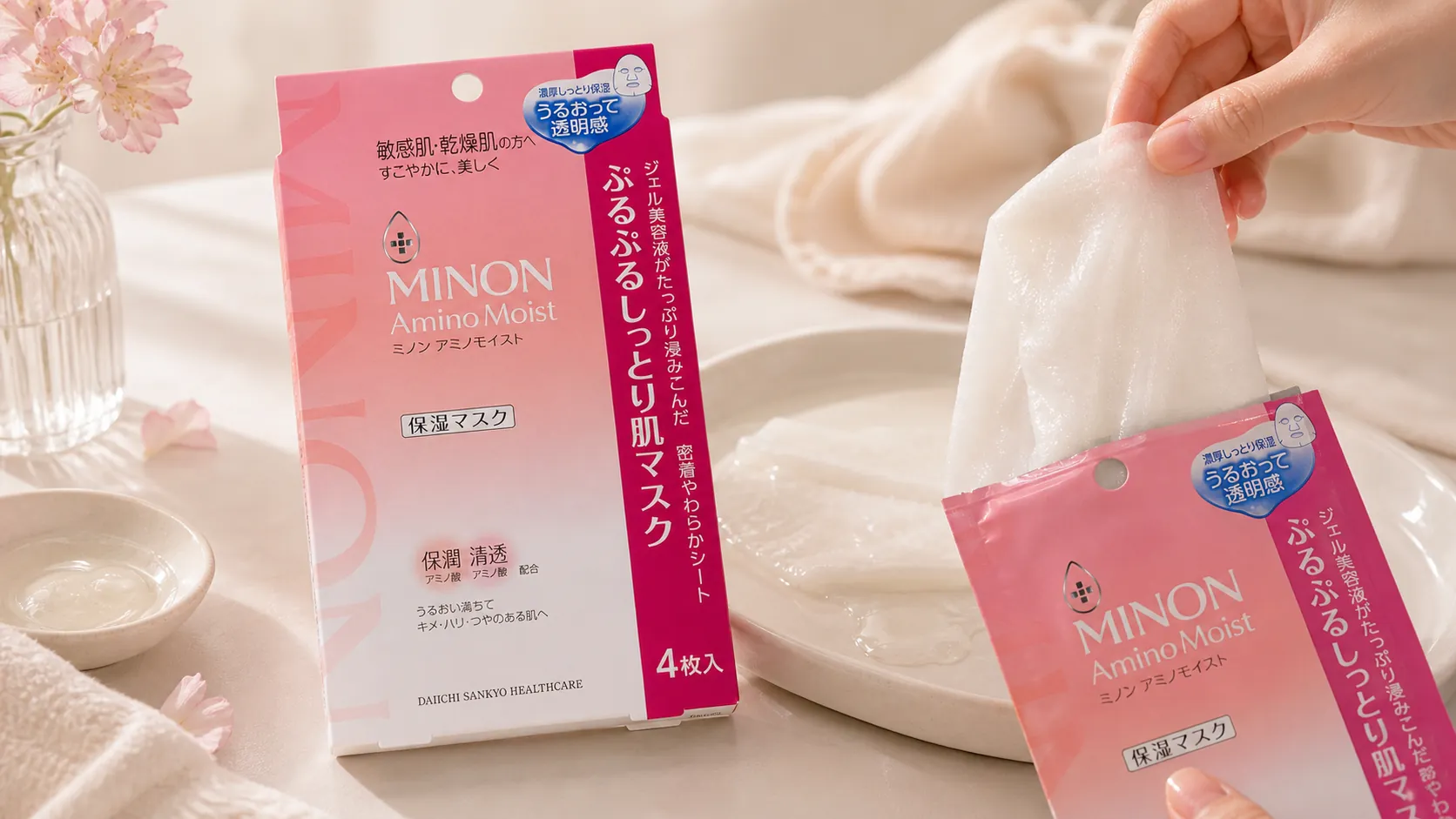 Minon Amino Moist Facial Mask detail 3