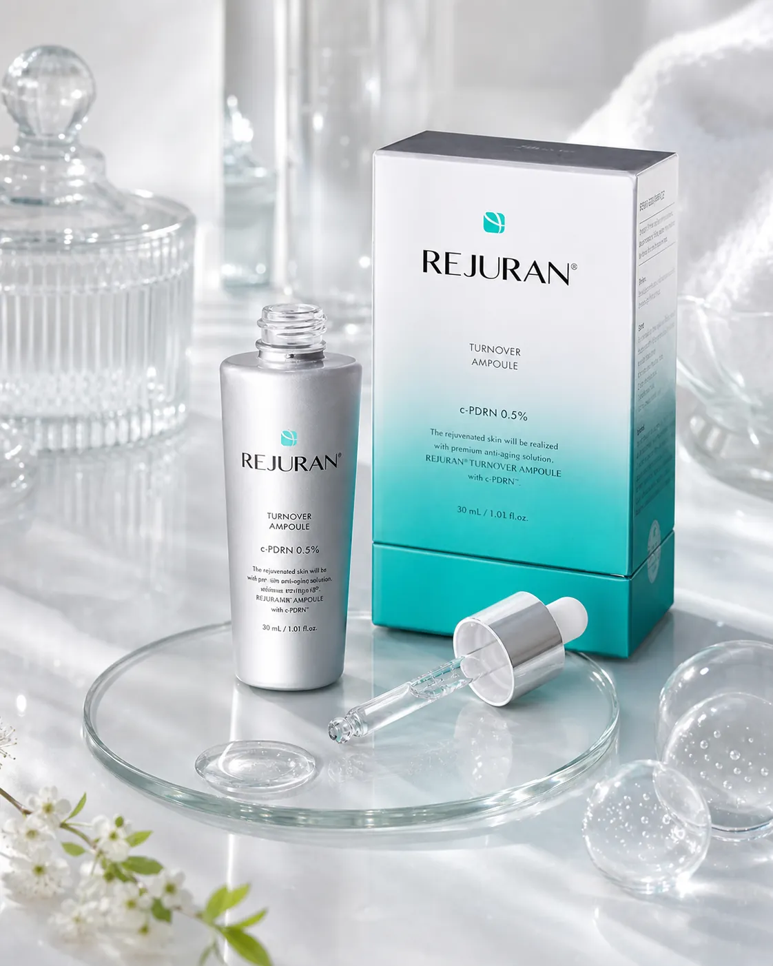Generated editorial visual for REJURAN Turnover Ampoule detail 2