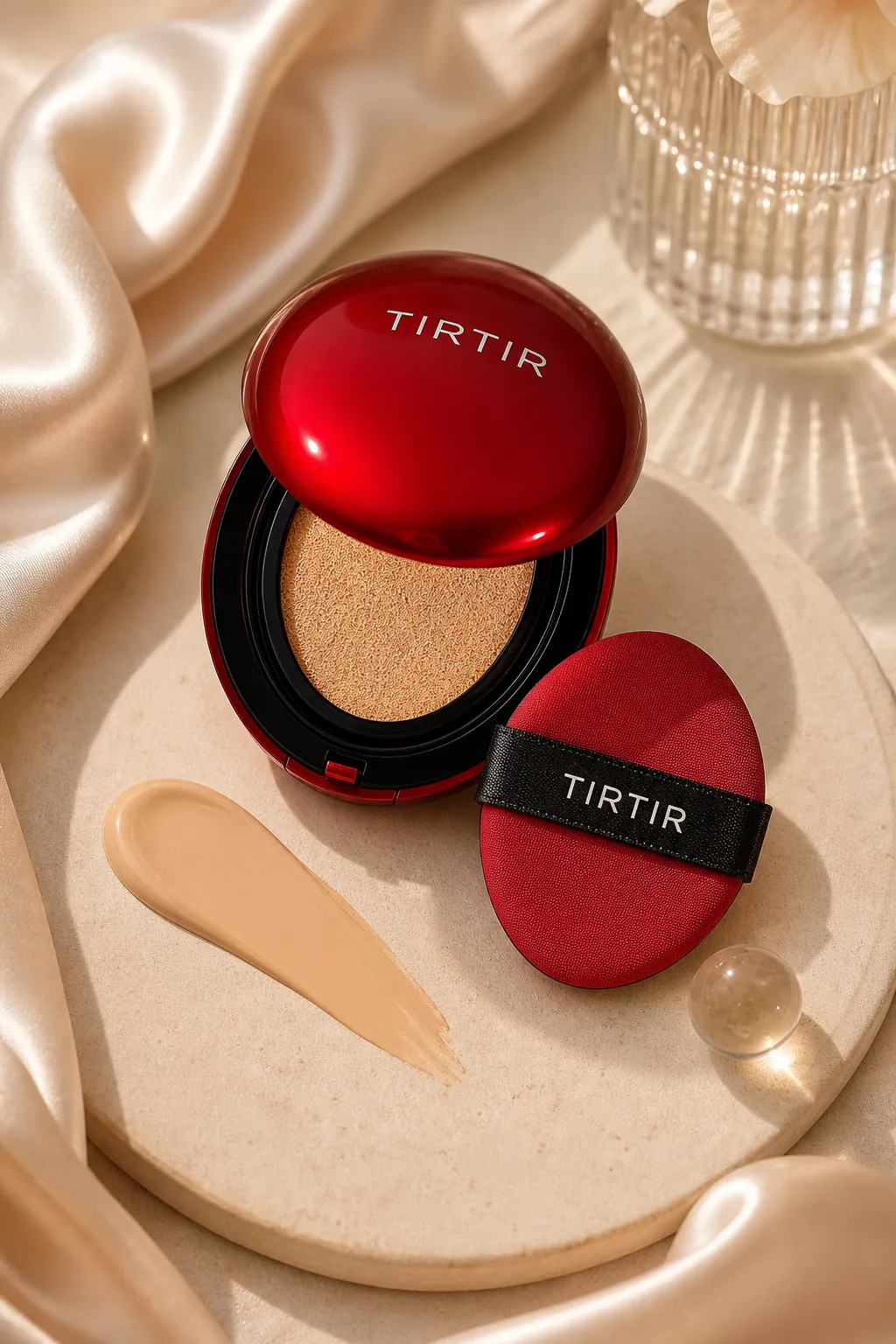 Generated editorial visual for TIRTIR Mask Fit Red Cushion Foundation detail 2